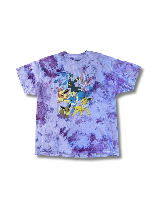 Eevee Purple Tie Dye Tee