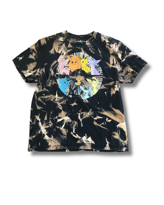 Eevee Evolution Acid Wash tee