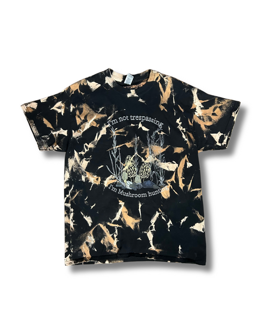 Mushroom Hunting Morel Acid Wash Tee