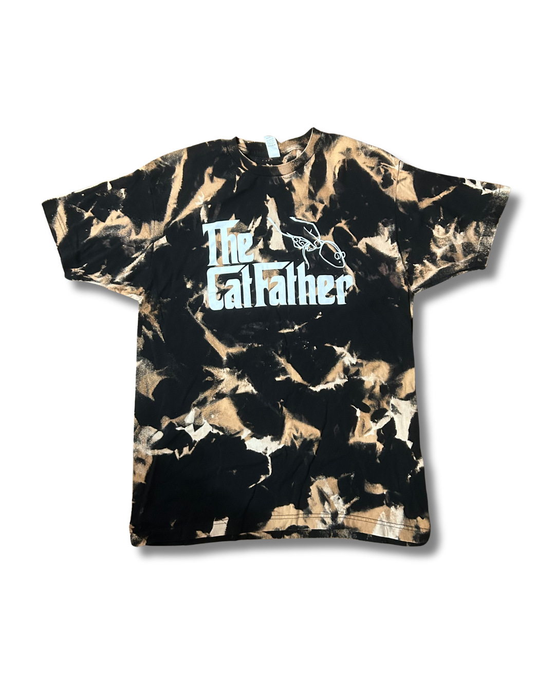 The Catfather Acid Wash Tee