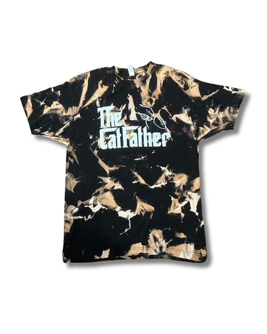The Catfather Acid Wash Tee