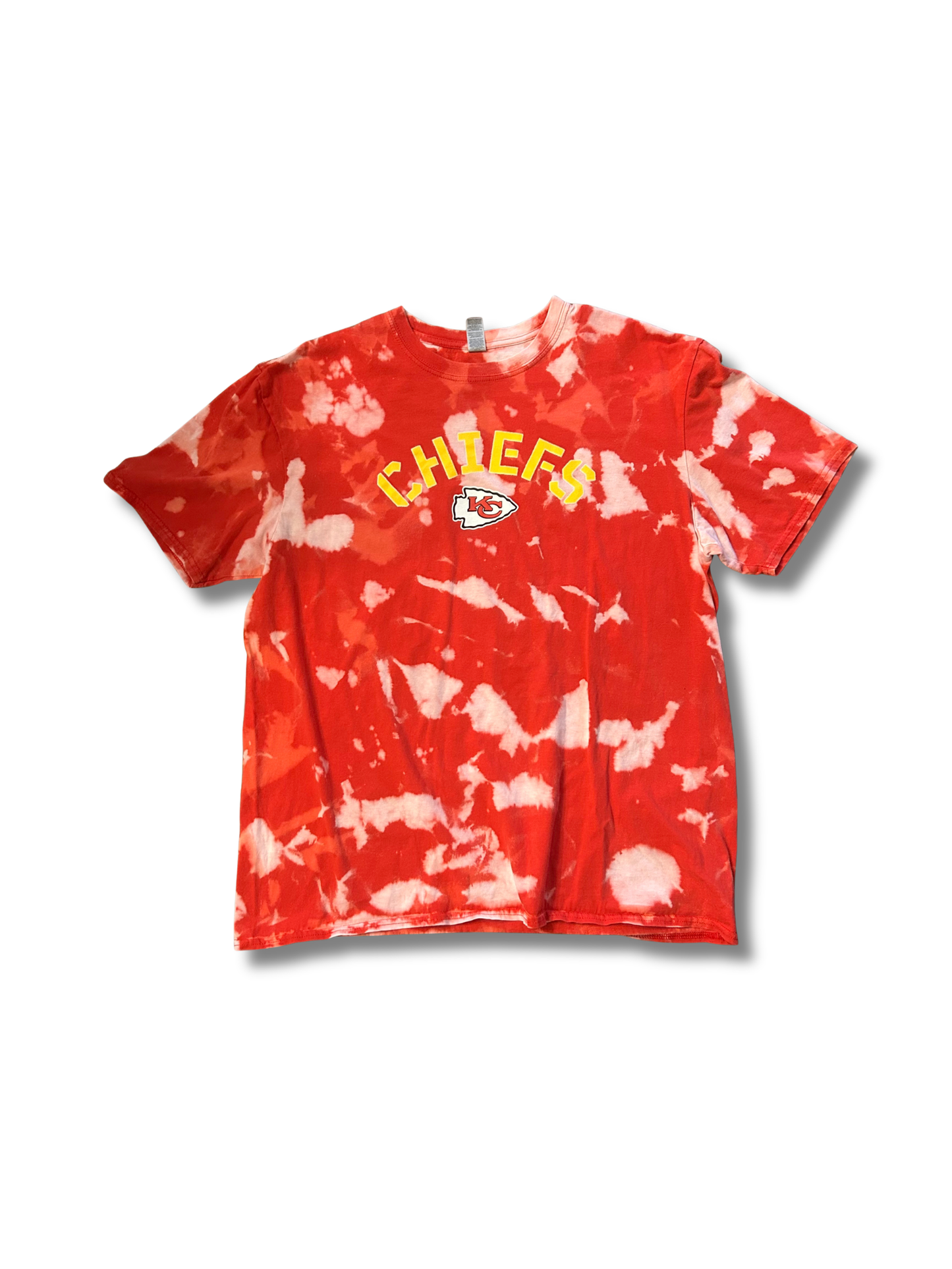 Chiefs Digital Print Acid Wash T-Shirt