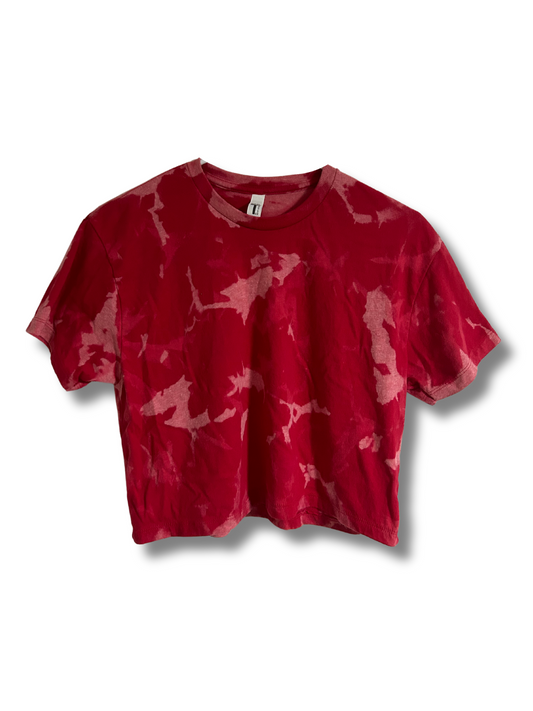 #87 Acid Wash Cropped T-Shirt