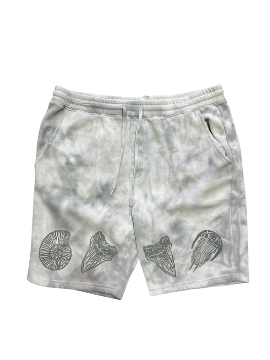 FOSSIL GREY VARIANTS HAND PRINTED SHORTS