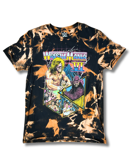 Wrestlemania Acid Wash tee