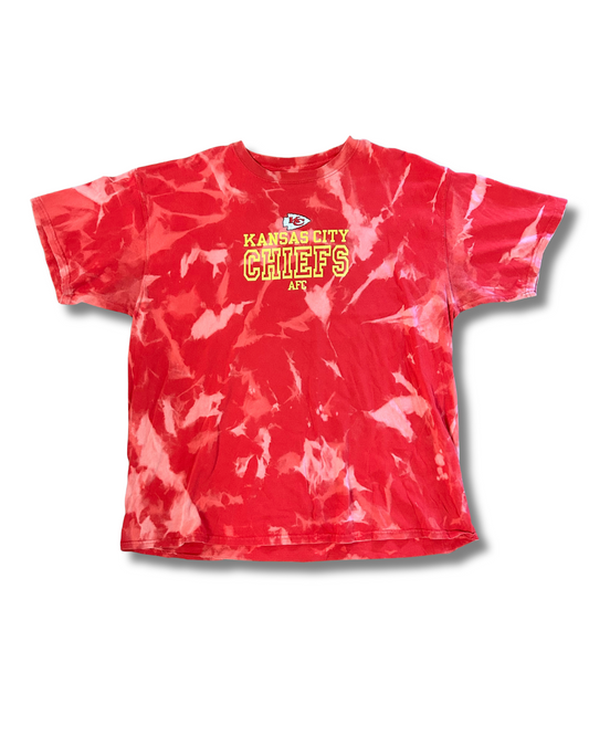 Red Chiefs with Yellow Font Acid Wash T-Shirt