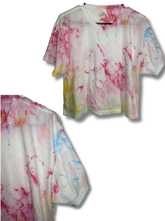Lover Ice Dye Cropped T-Shirt