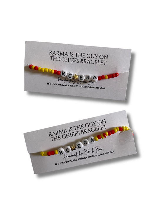 Karma is the Guy on the Chiefs Friendship Bracelet