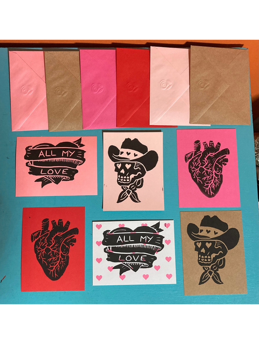 Valentine Card Sets (6 pack)
