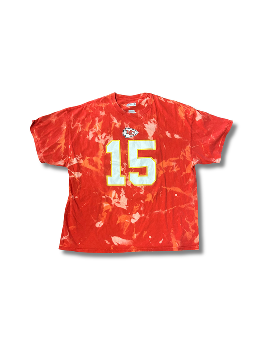 Chiefs 2 Sided Mahomes Acid Wash T-Shirt