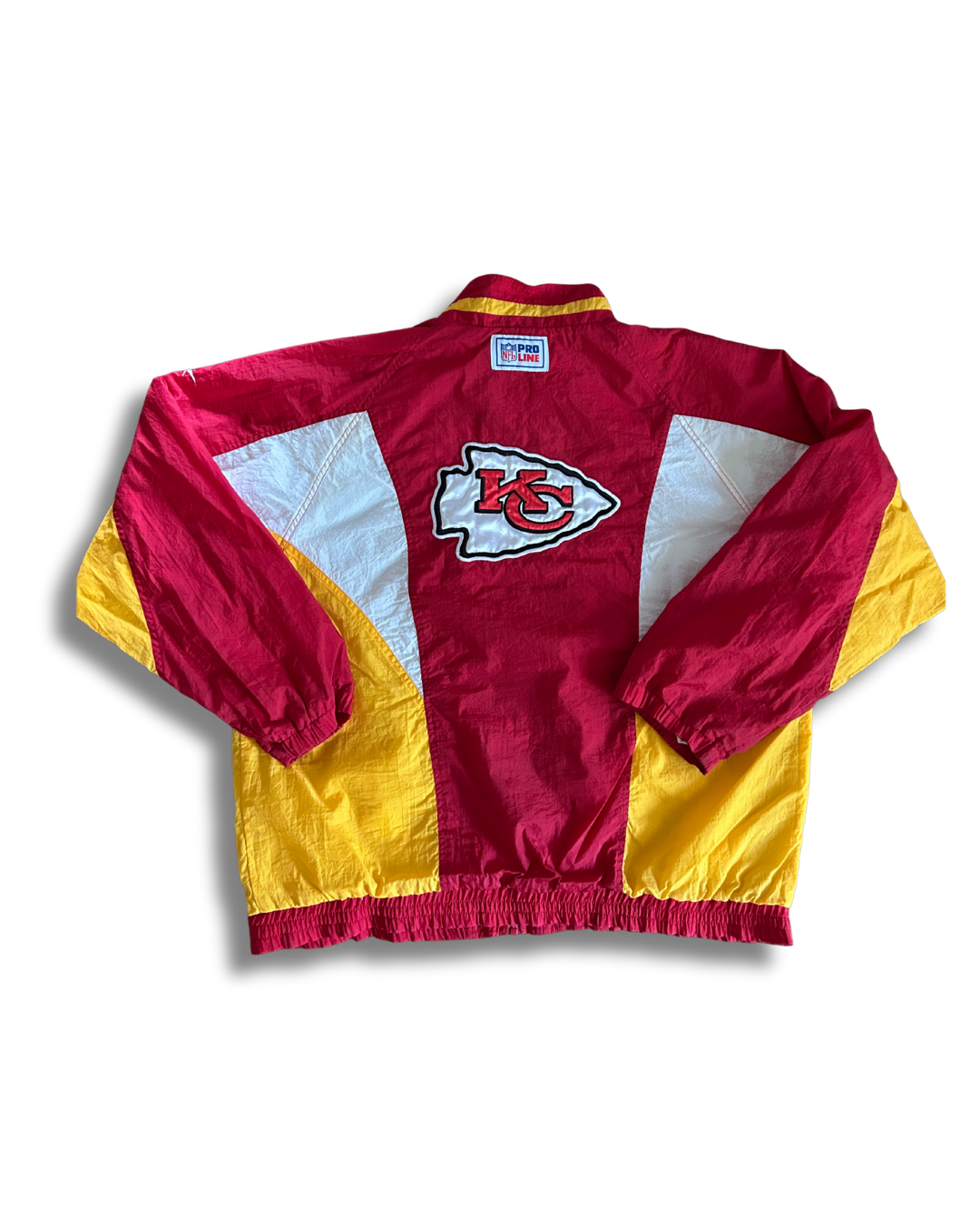 VINTAGE Kansas City Chiefs Reebok x NFL Pro Line Windbreaker