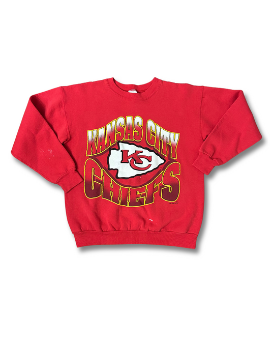VINTAGE Big Logo 1996 Chiefs Crewneck