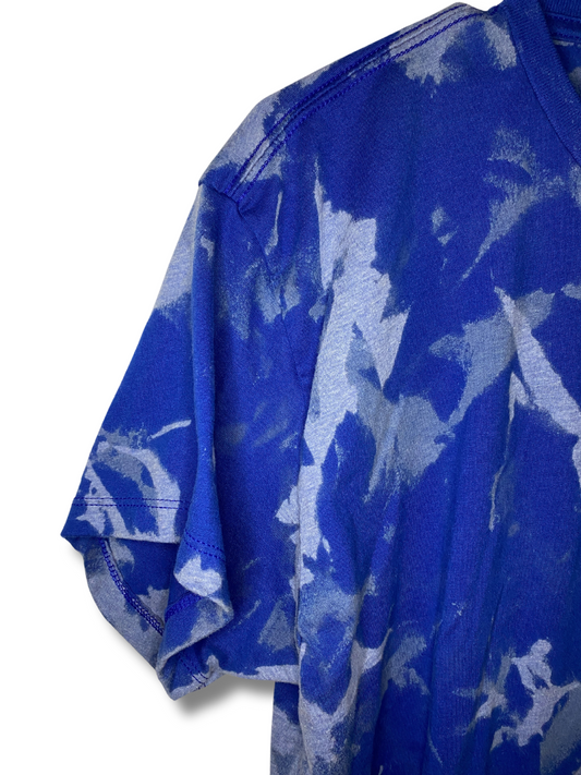 1989 Blue Acid Wash Cropped T-Shirt