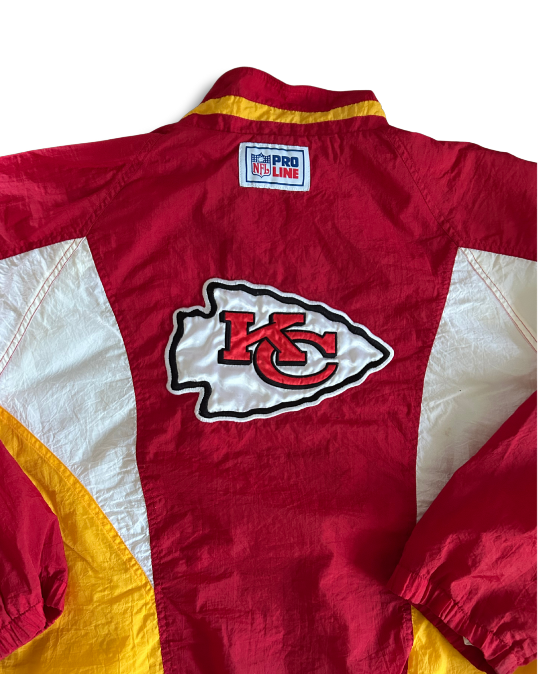 VINTAGE Kansas City Chiefs Reebok x NFL Pro Line Windbreaker