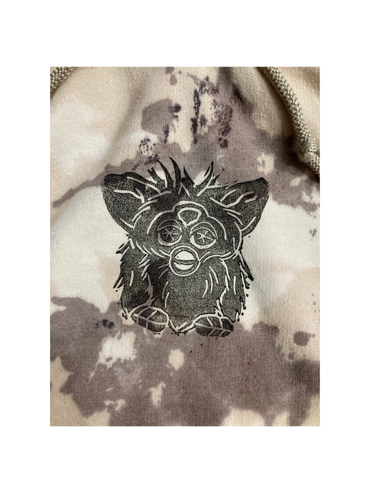 FURBY HAND PRINTED HOODIE