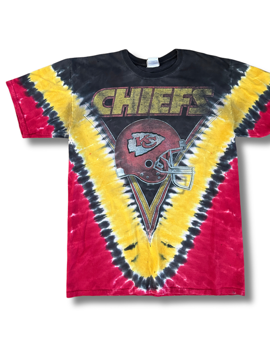 VINTAGE Majestic Kansas City Chiefs Tie Dye Tee