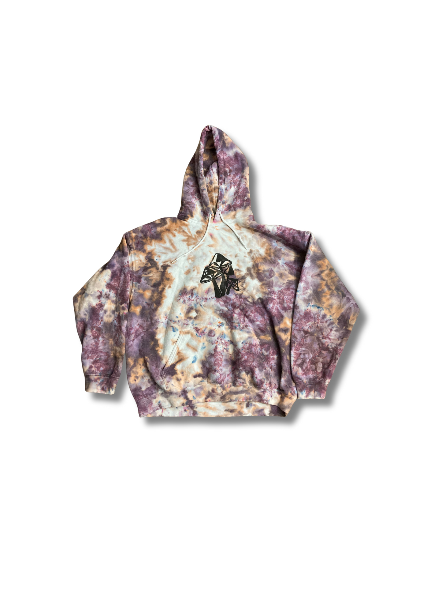 MUSHROOM HAND PRINTED HOODIE