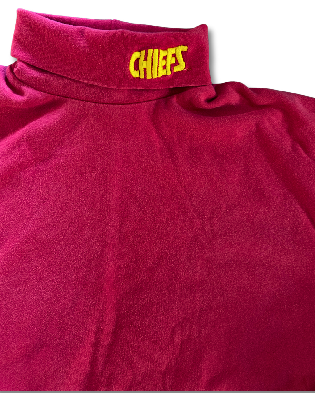 VINTAGE Embroidered Chiefs Turtleneck