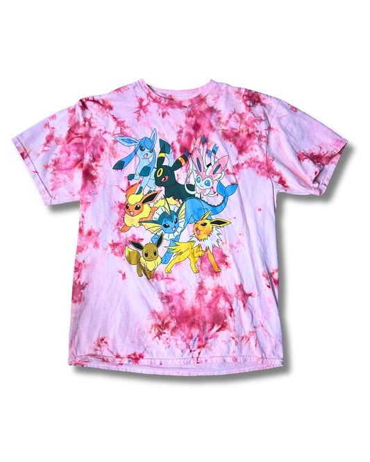 Eevee Pokemon Tie Dye Tee