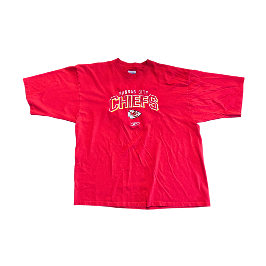 VINTAGE Reebok Chiefs Classic Embroidered Logo Tee