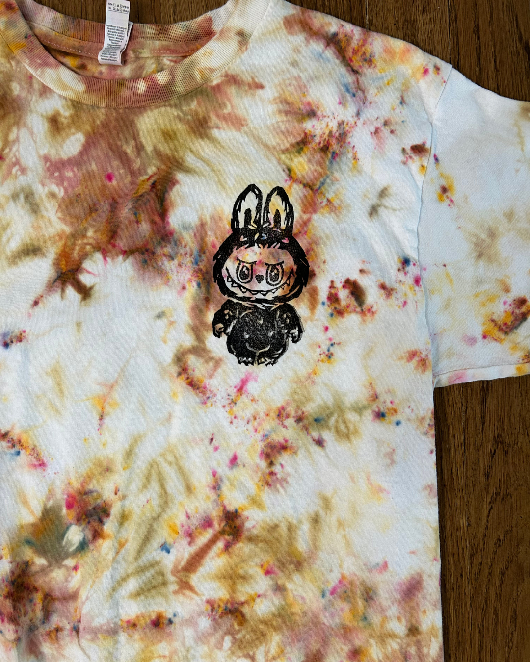 LEBOOBOO COLORS VARIANTS HAND PRINTED T-SHIRT