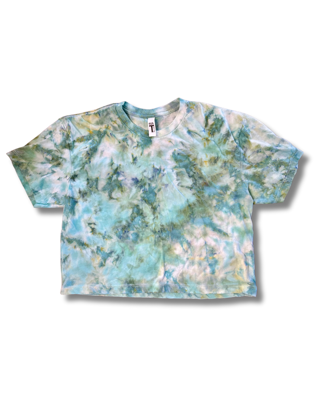 Teardrops On My Guitar Ice Dye Crop