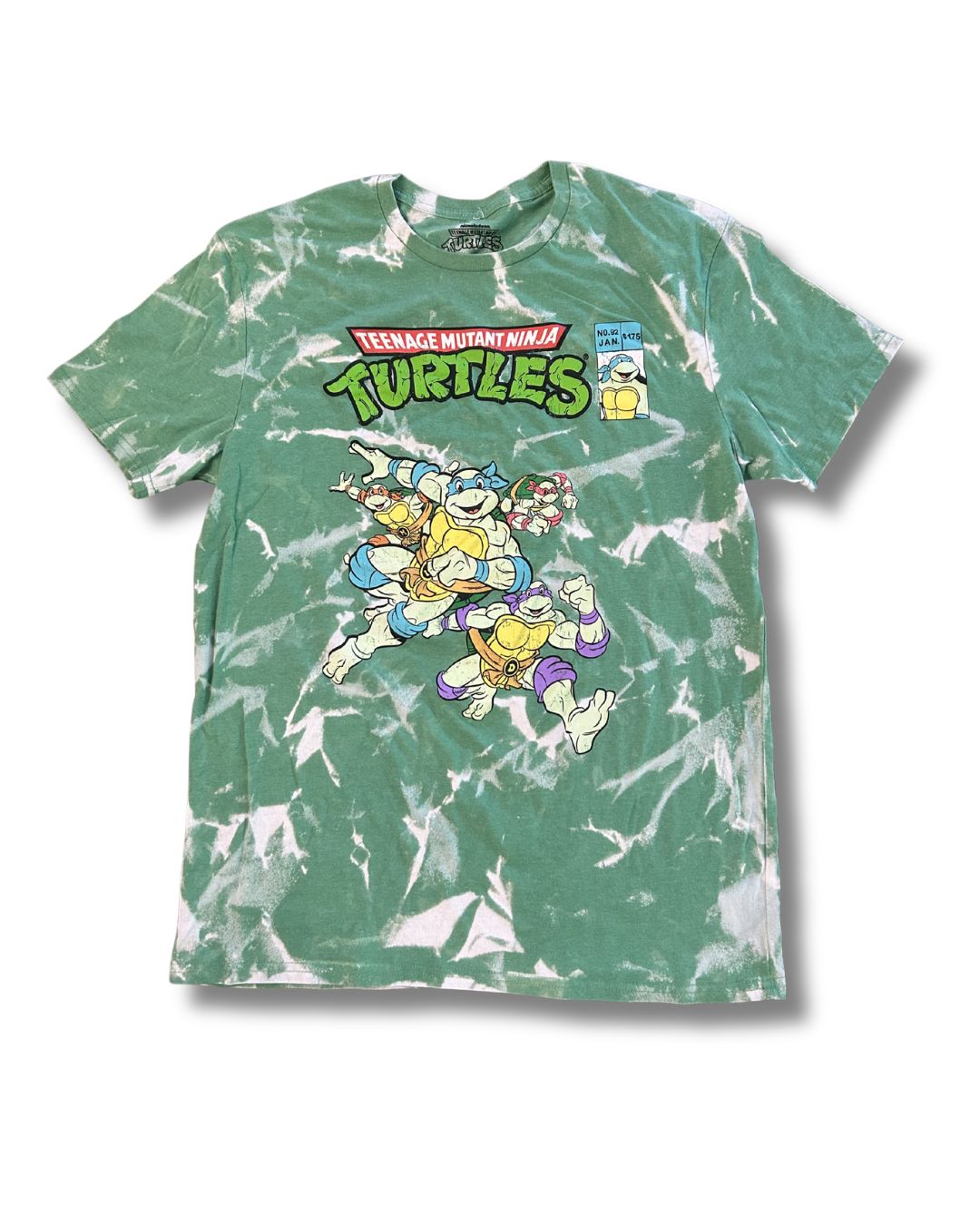 Ninja Turtles Green Acid Wash tee