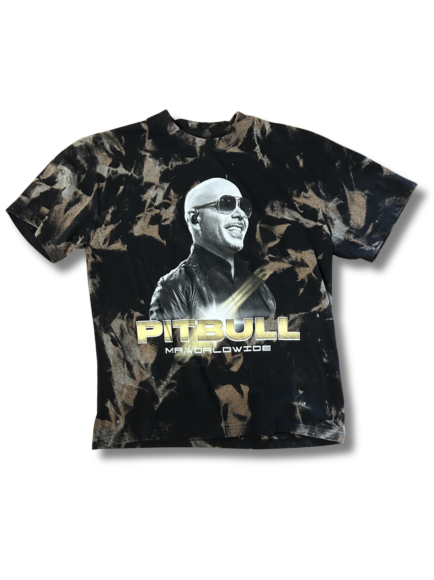 Ptibull Mr. Worldwide Acid Wash tee