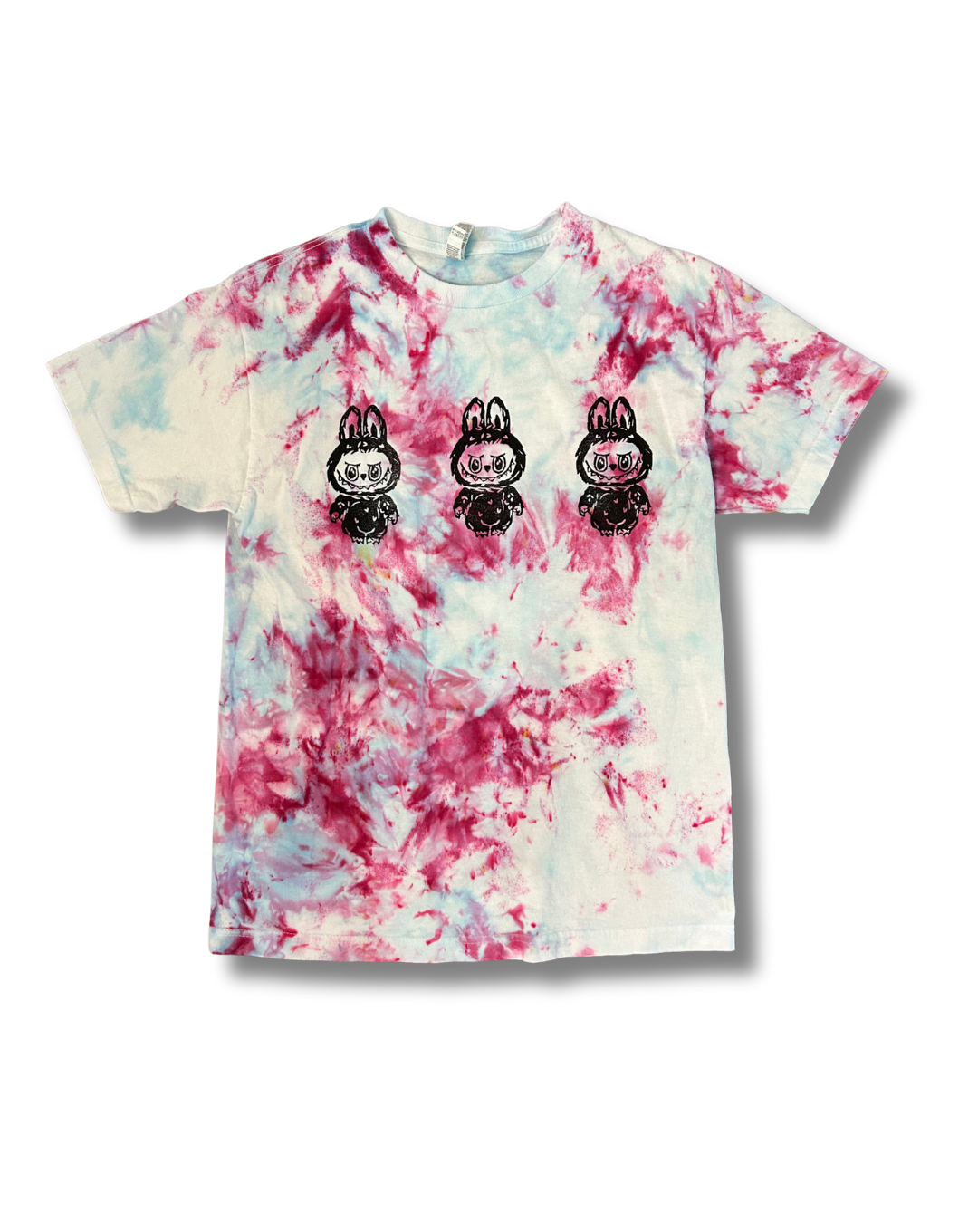 LEBOOBOO COLORS VARIANTS HAND PRINTED T-SHIRT