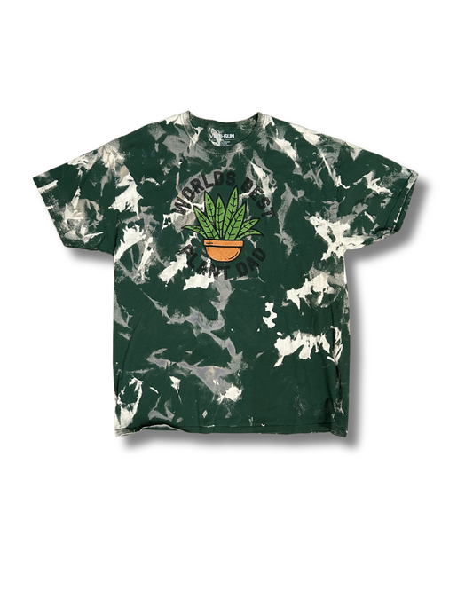 Worlds Best Plant Dad Acid Wash Tee