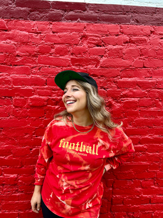 football (Taylor's Version) Acid Wash Long Sleeves & Crews