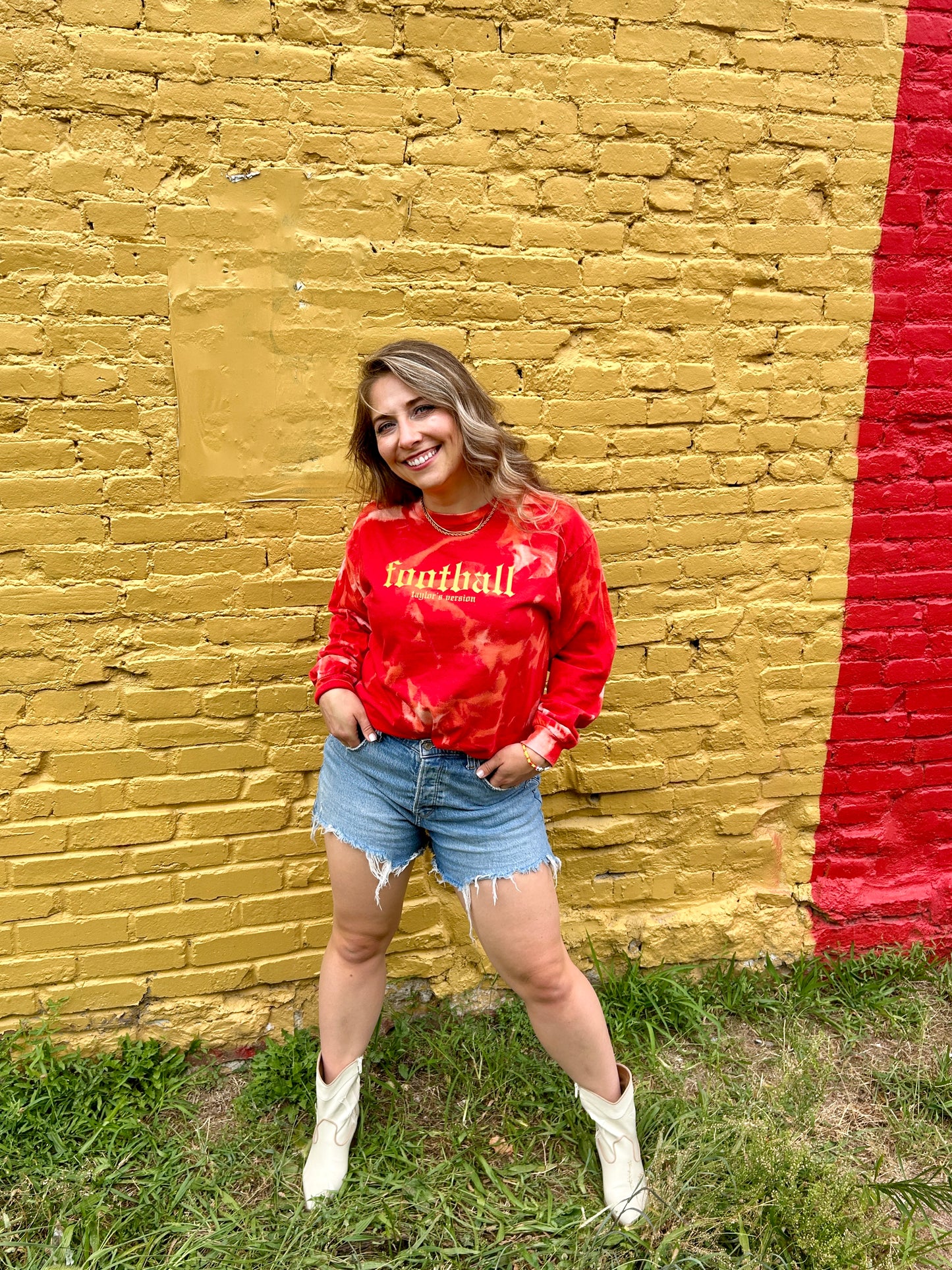 football (Taylor's Version) Acid Wash Long Sleeves & Crews