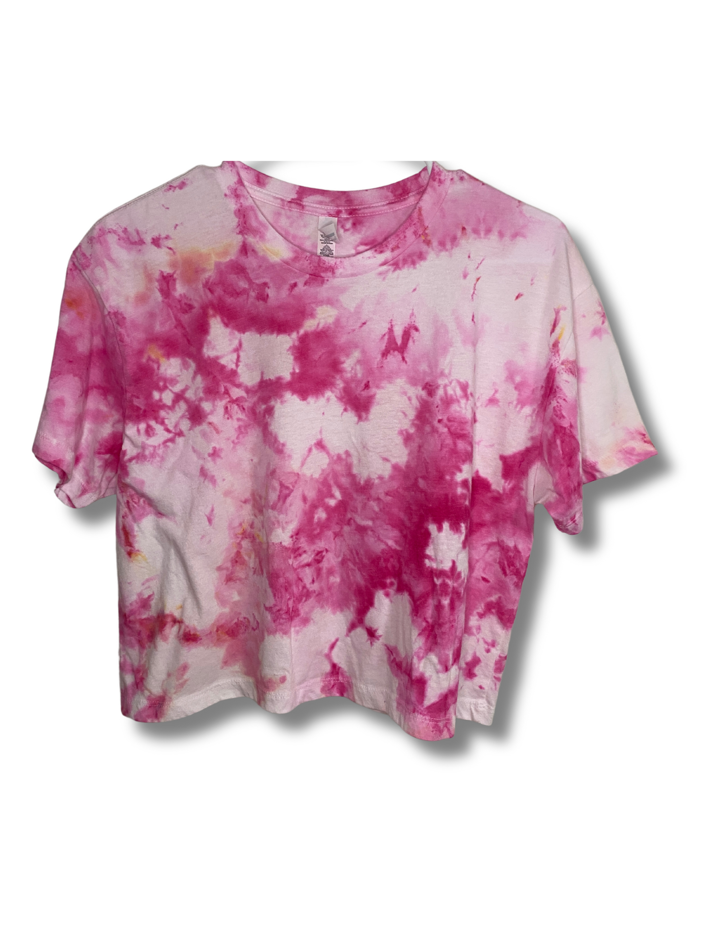 Hi Barbie Ice Dye Cropped T-Shirt