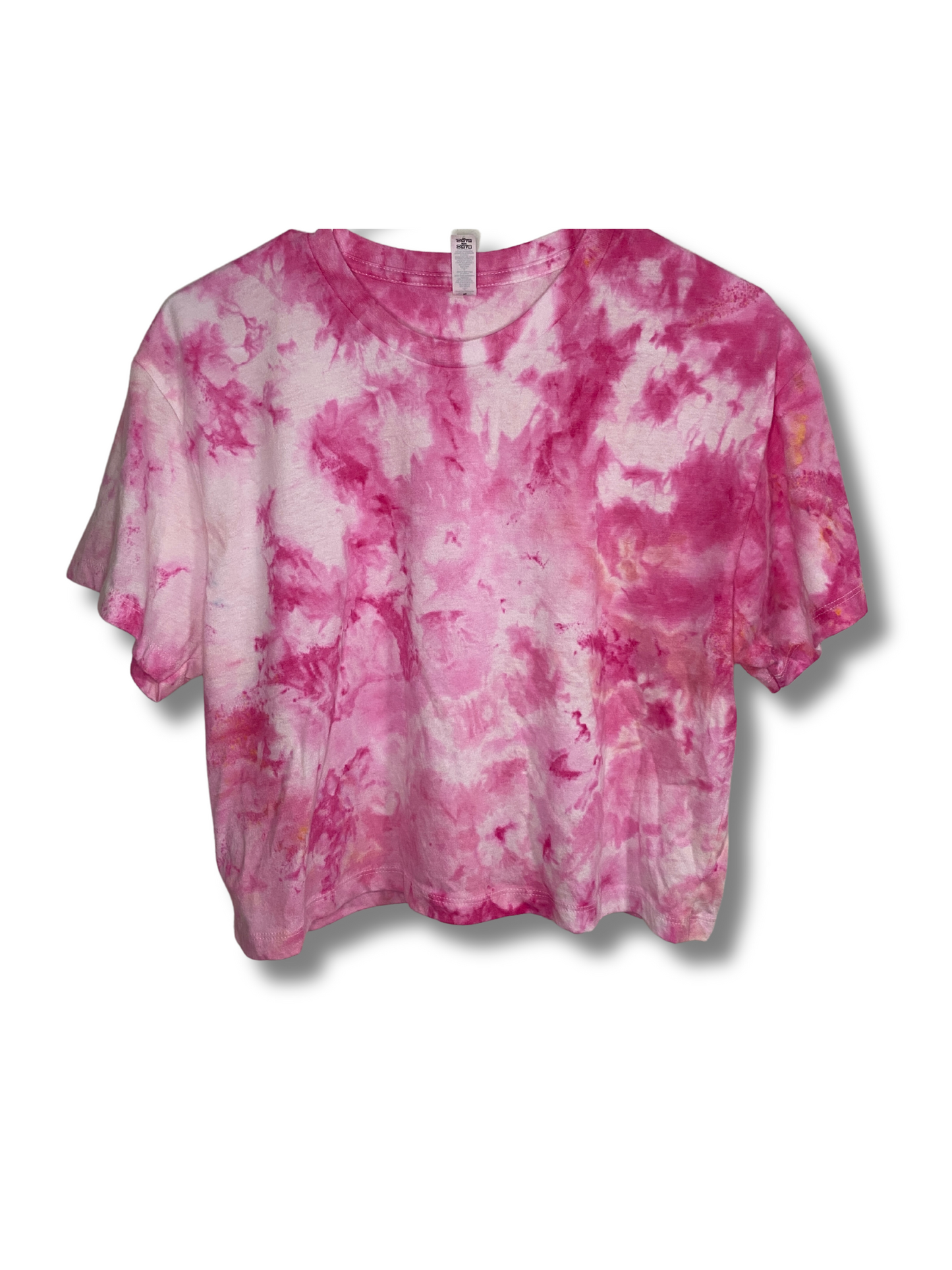 Hi Barbie Ice Dye Cropped T-Shirt
