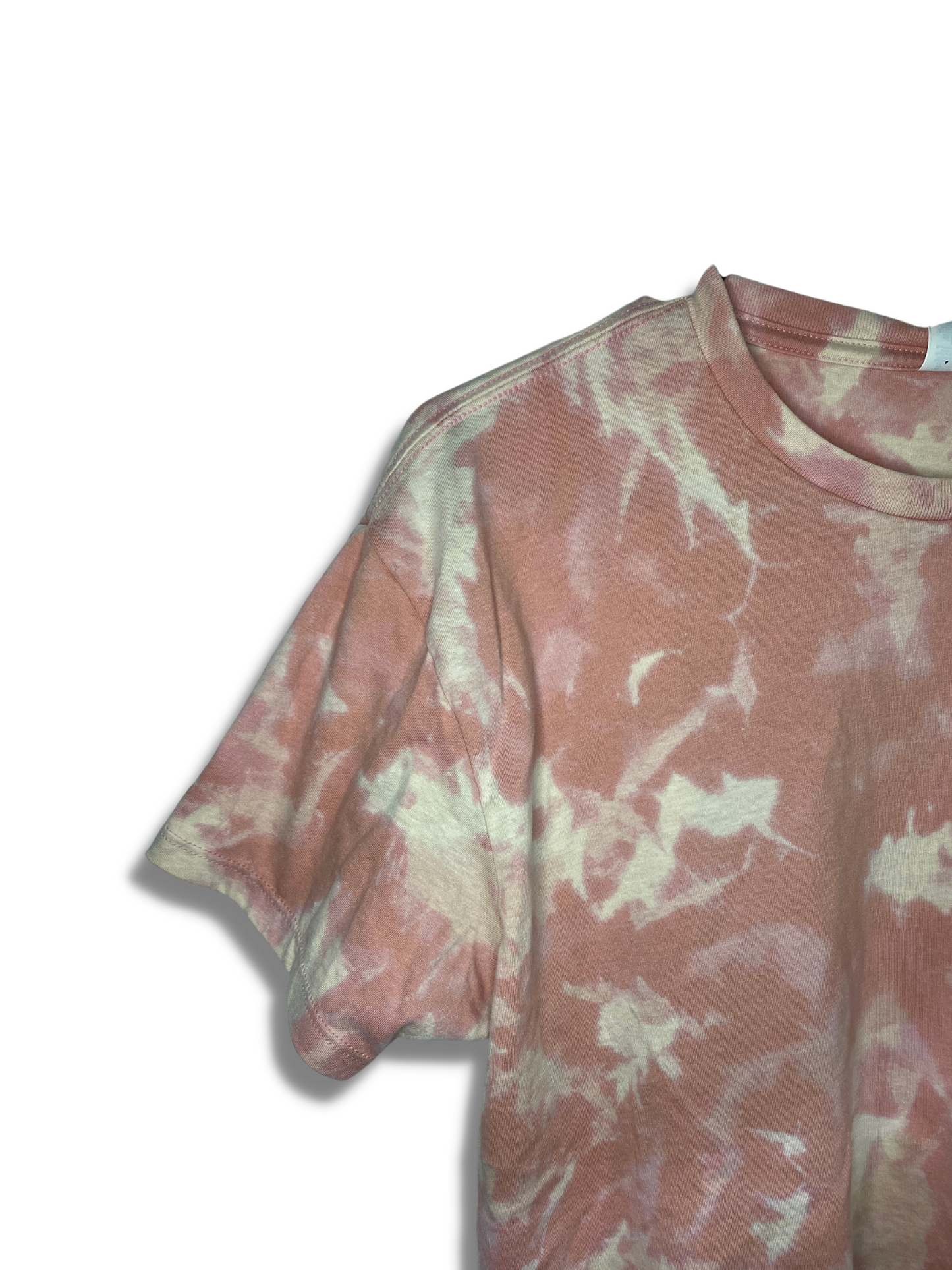 The Archer Pink Acid Wash Cropped T-Shirt