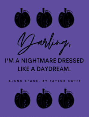 Haunted Taylor Posters-  Aesthetic Halloween