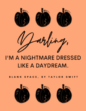 Haunted Taylor Posters-  Bright Halloween