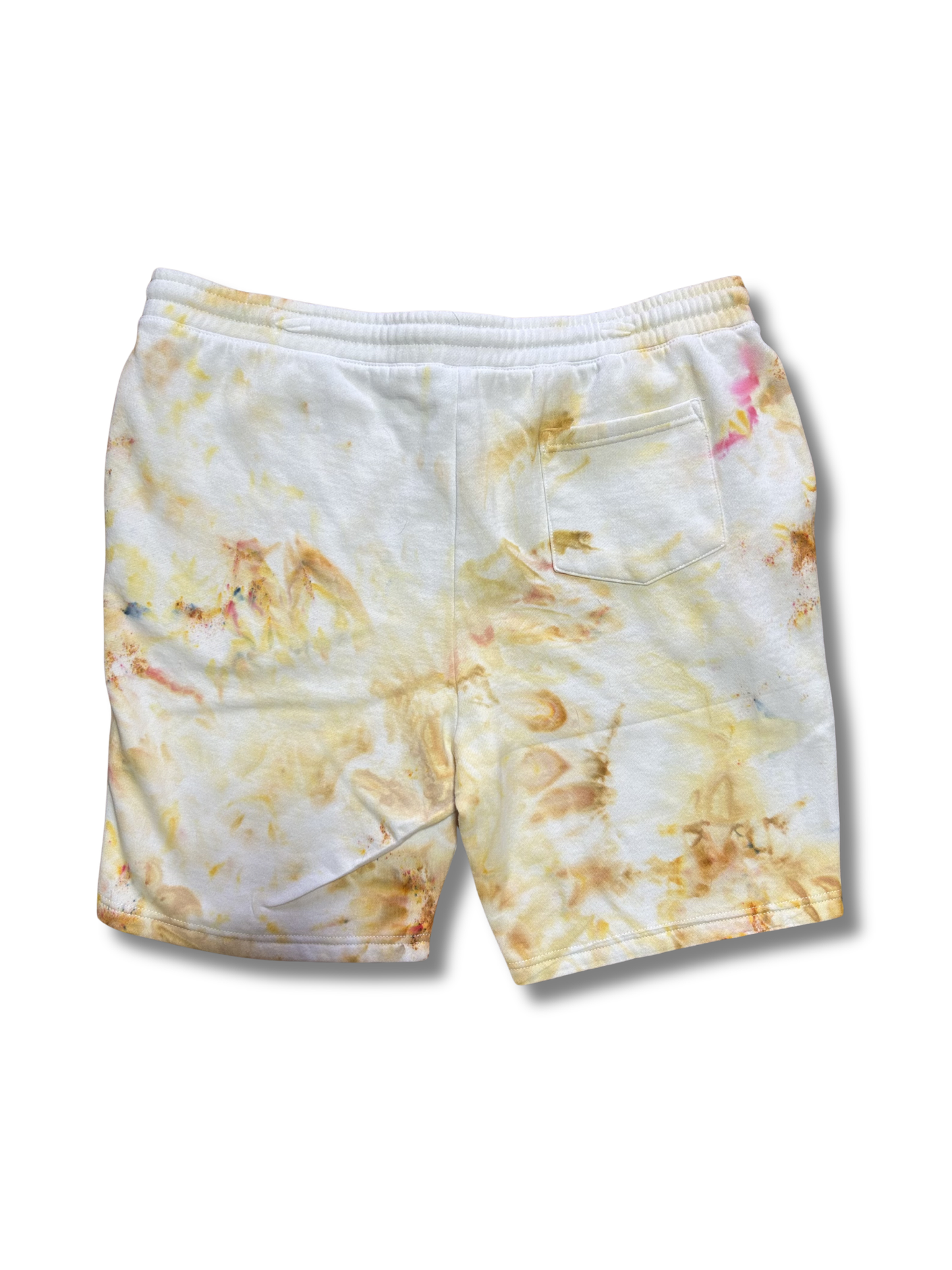 MUSHROOM BROWN VARIANTS HAND PRINTED SHORTS