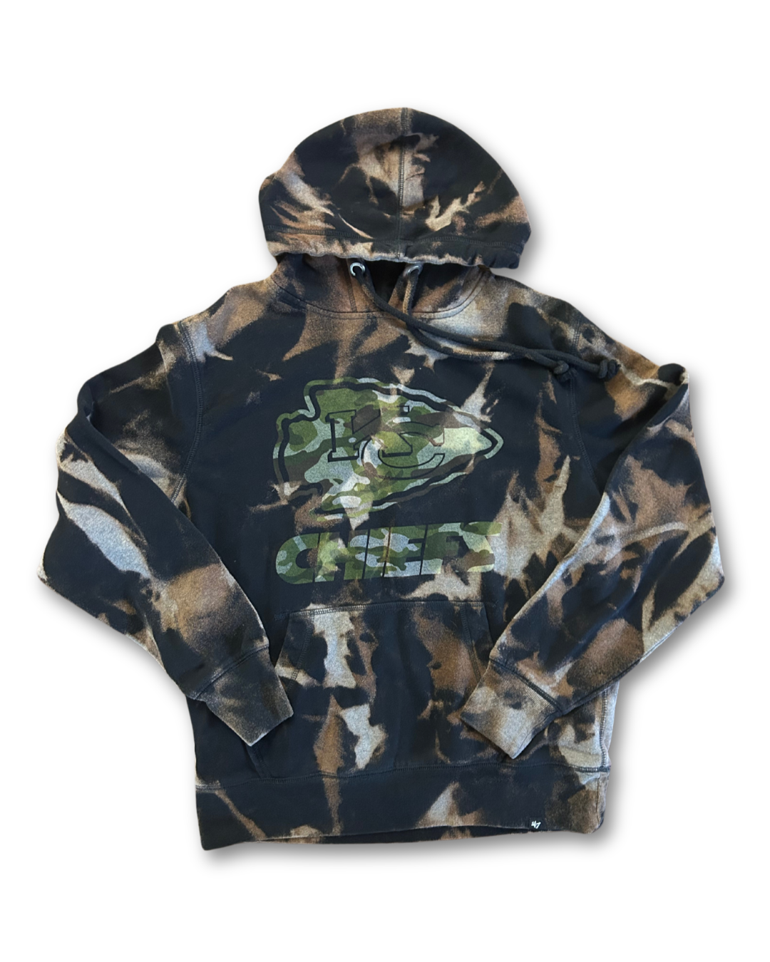 Black Arrowhead Camo Logo Hoodie