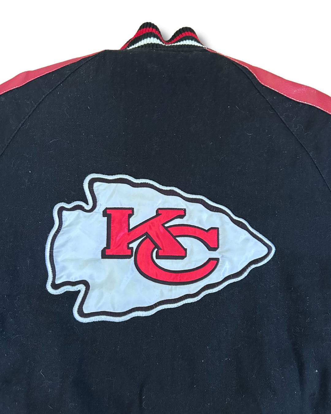 VINTAGE 1990s Reversible Kansas City Chiefs Varsity Bomber – Collector Edition – Size M (Fits XL)