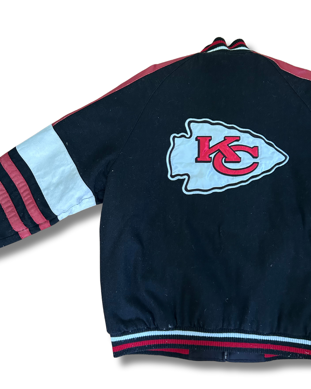 VINTAGE 1990s Reversible Kansas City Chiefs Varsity Bomber – Collector Edition – Size M (Fits XL)