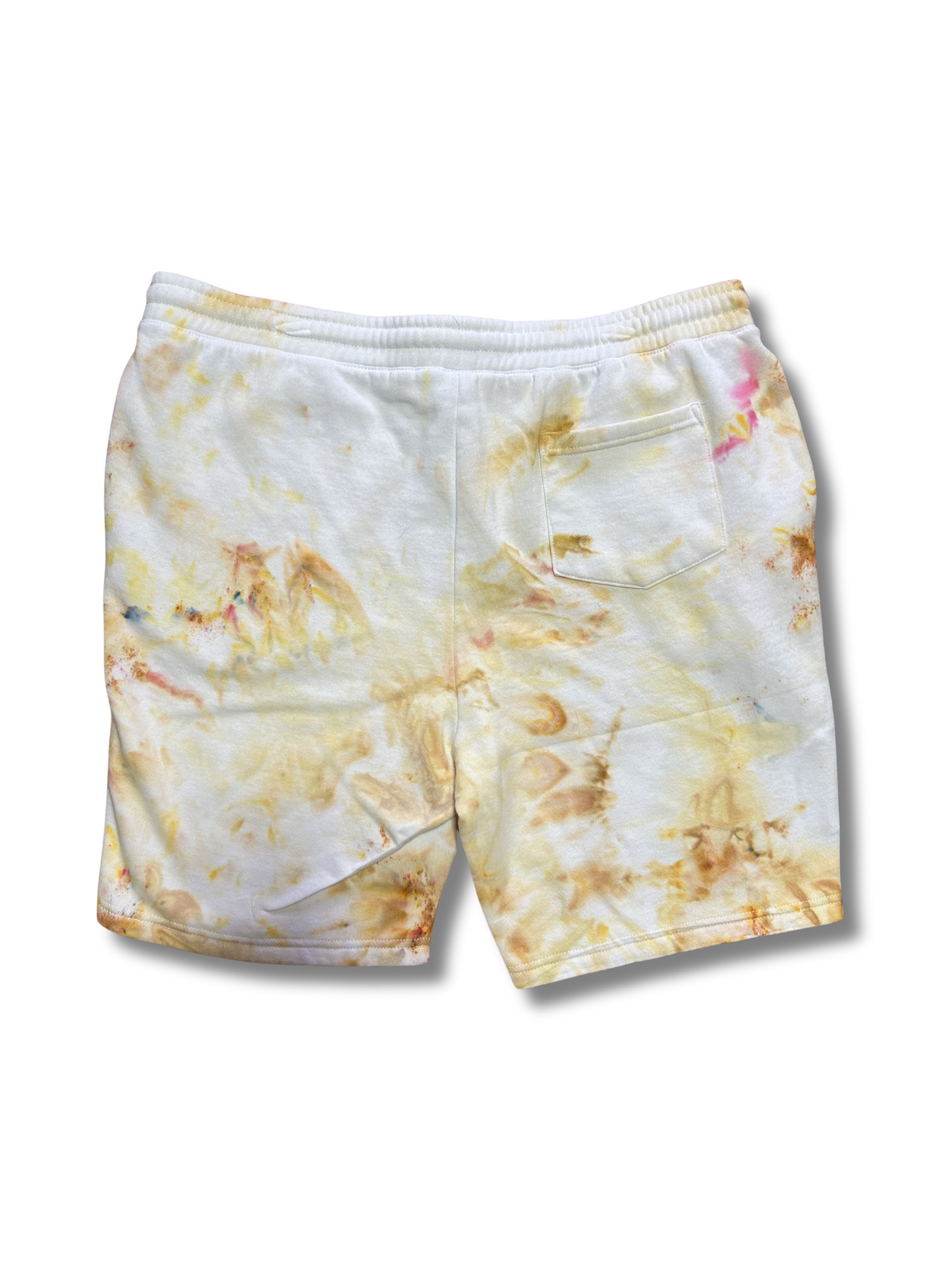 MUSHROOM BROWN VARIANTS HAND PRINTED SHORTS