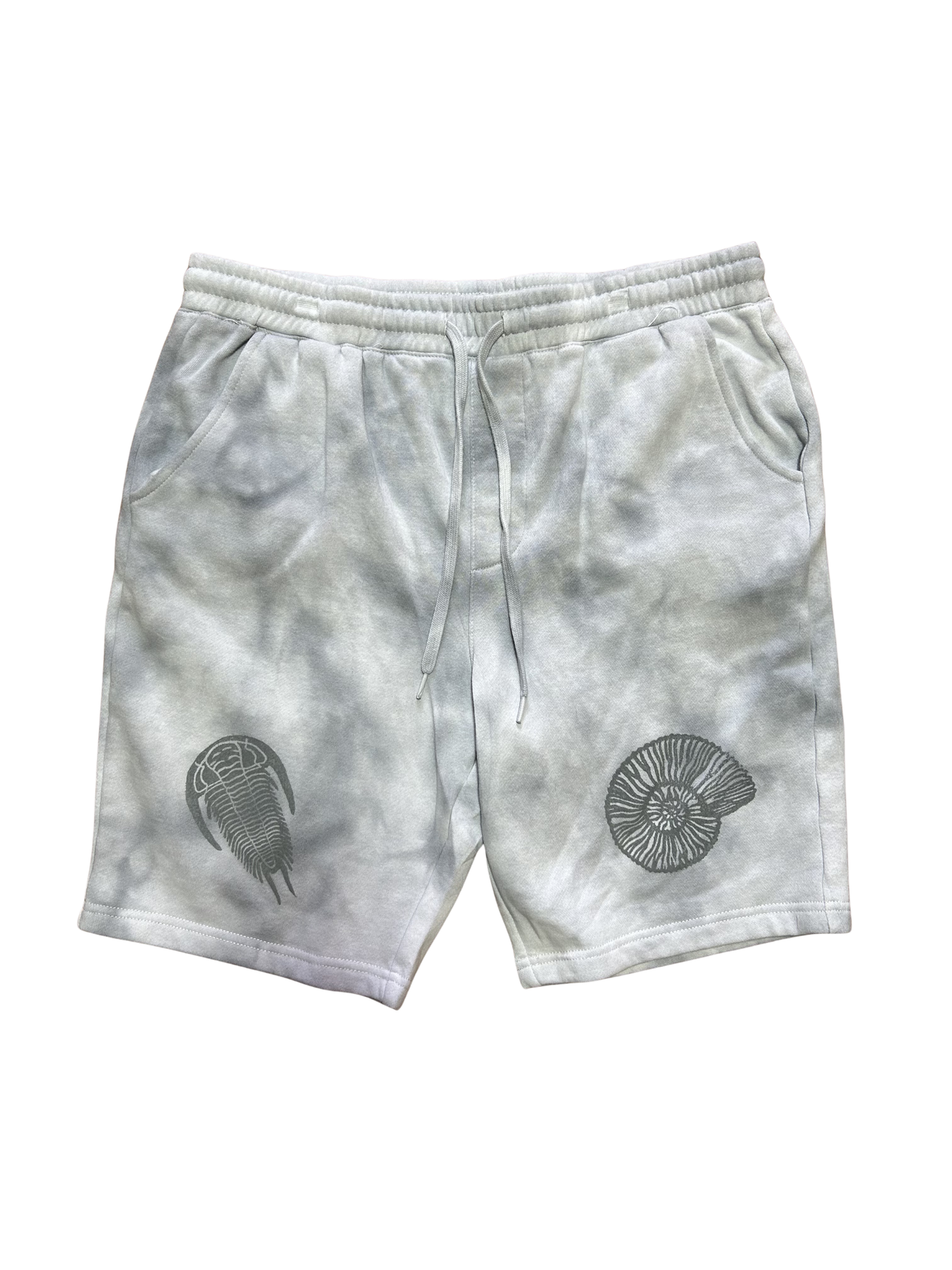 FOSSIL GREY VARIANTS HAND PRINTED SHORTS