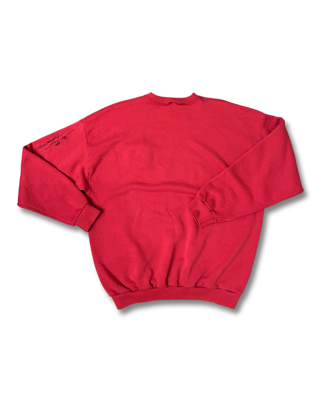 VINTAGE Arrowhead Embroidered Crewneck- Unverified Tony Gonzalez Signature!