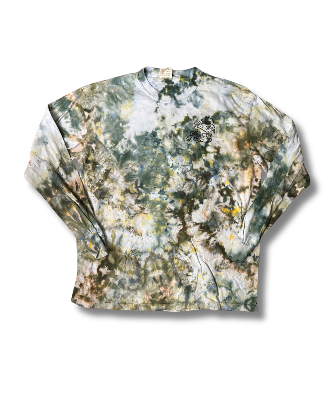 FROG COWBOY GREEN HAND PRINTED SWEATSHIRT 2XL/LONG SLEEVE XL