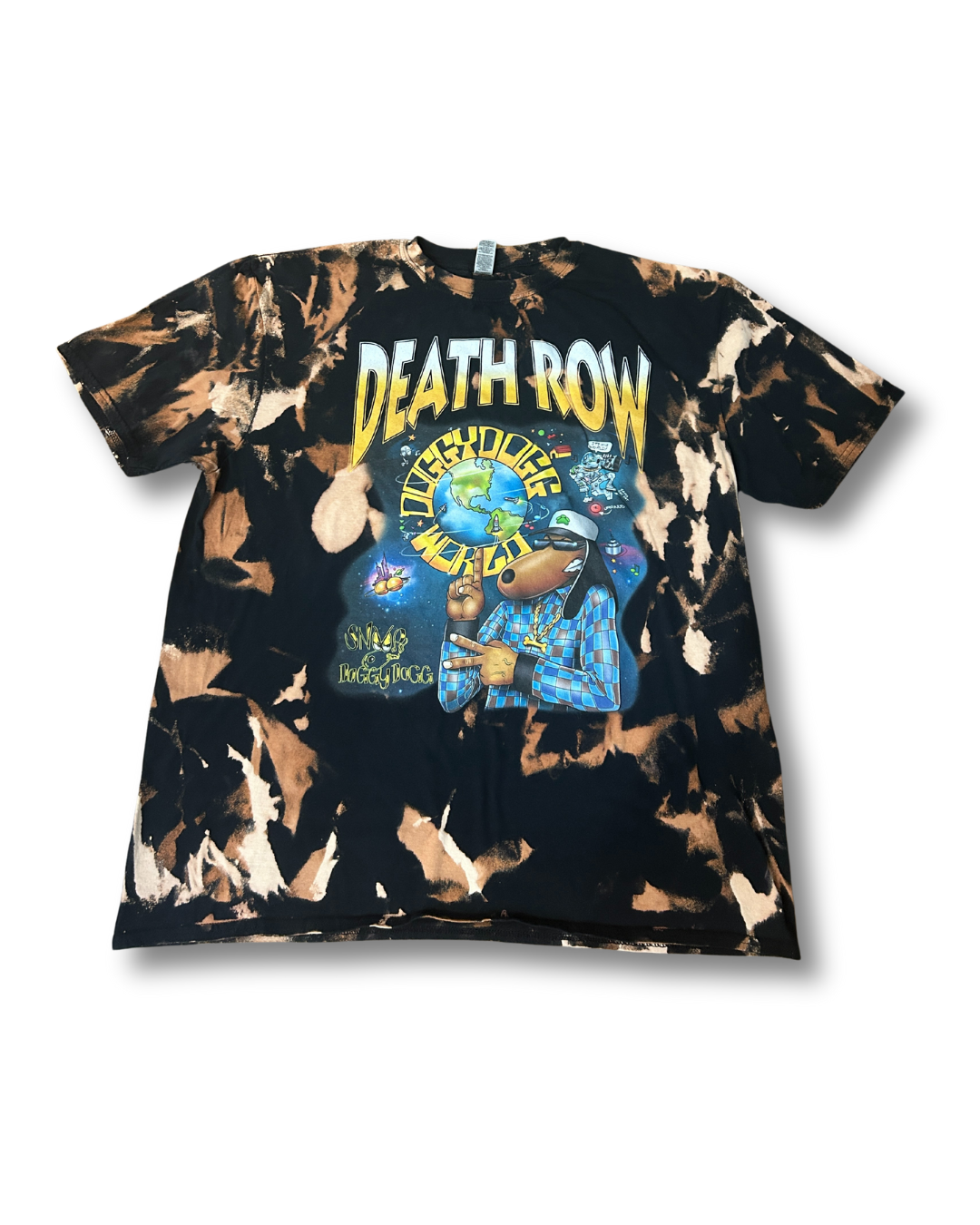 Death Row Records Snoop Dogg Acid Wash Tee