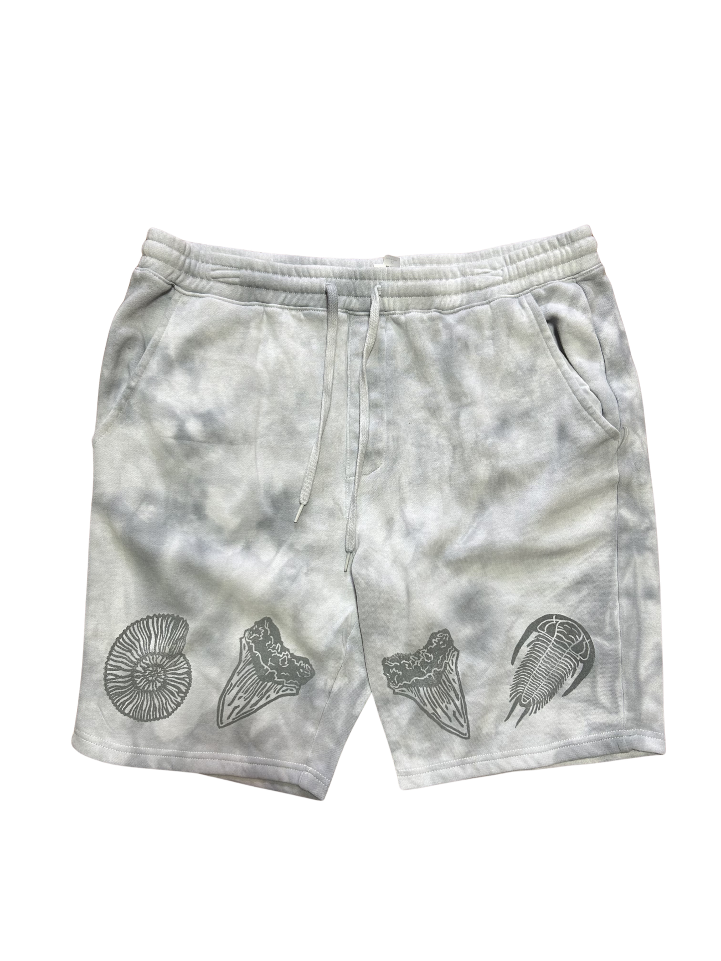 FOSSIL GREY VARIANTS HAND PRINTED SHORTS
