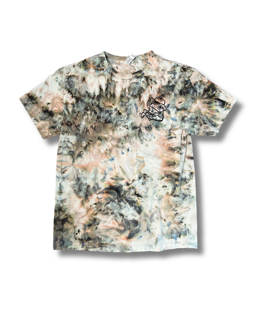 COWBOY FROG GREEN HAND PRINTED T-SHIRT
