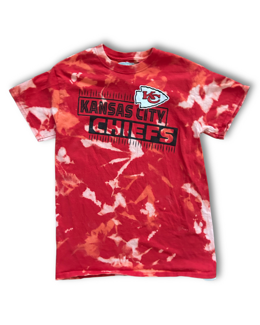 Red Acid Wash Chiefs T-Shirt