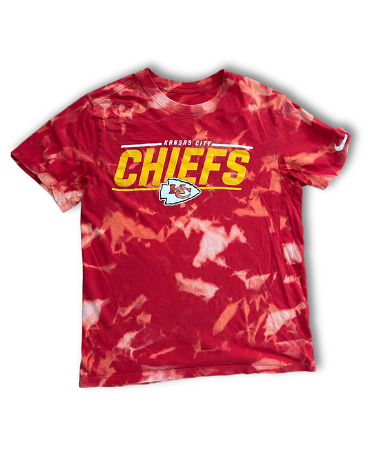 Red Acid Wash Chiefs T-Shirt